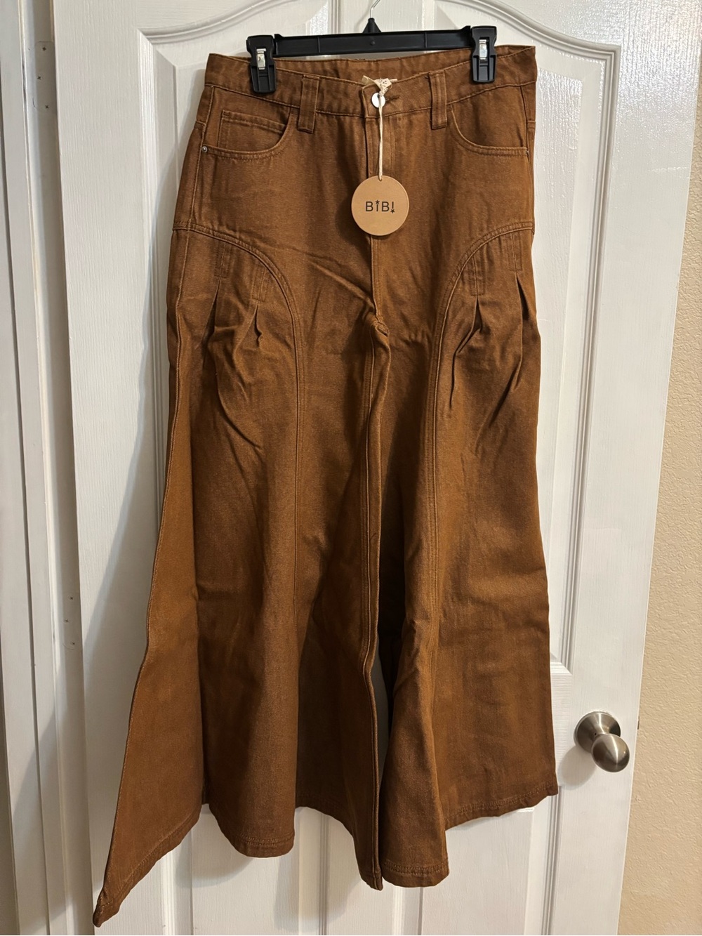 BiBi Chestnut Corduroy Wide-Leg Men's Pants